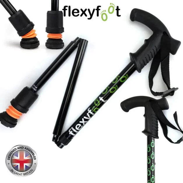 flexyfoot folding walking stick