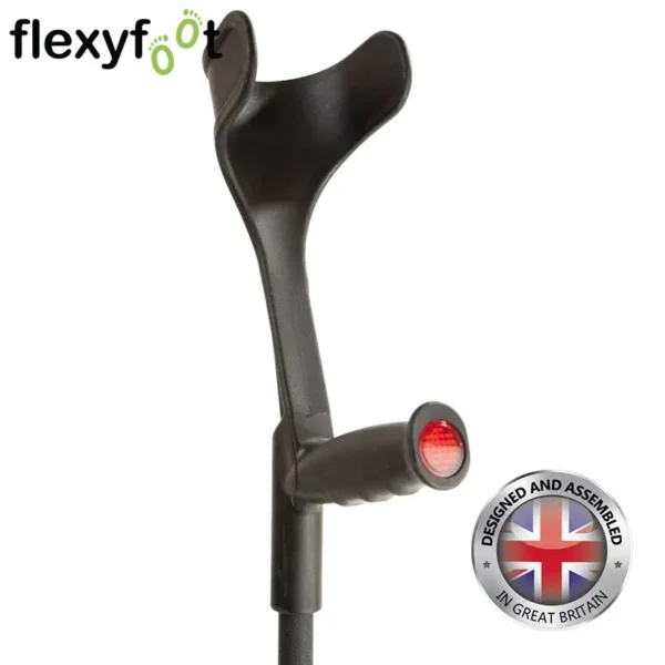 flexyfoot soft grip open cuff crutches reflector
