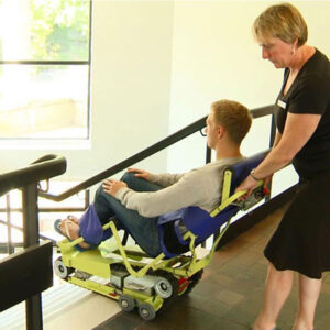 power-trac-sc-5-evacuation-chair-in-use