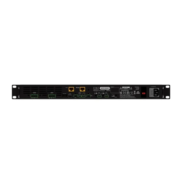 ampetronic-c14-2 multiLoop hearing loop driver back