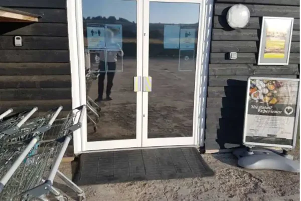 doorline neatedge rubber door threshold ramp in use_4 image