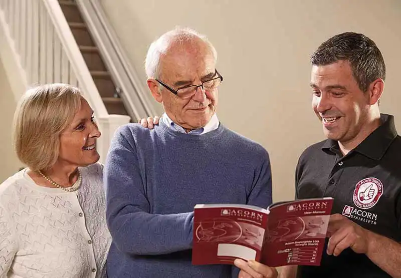 acorn stairlifts fasttrack system image