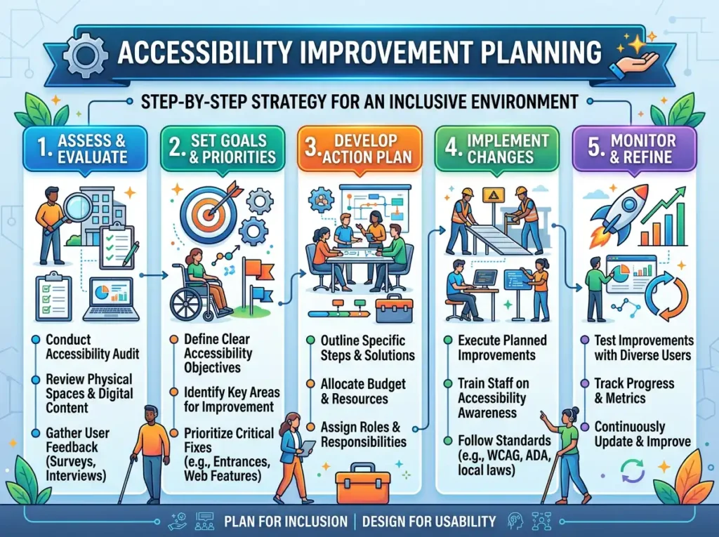 disability access consultancy mobile header info graphic
